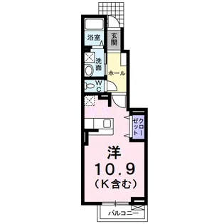 セイバリー・M【1階】の間取り