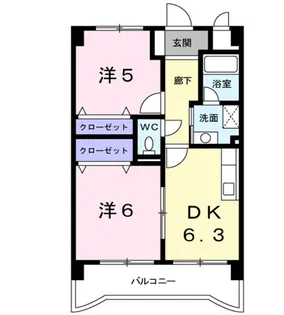 カーサ・ヴェルデ【4階】の間取り