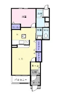 フォルシュB棟【1階】の間取り