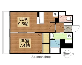 ヴューテラス弐番館【3階】の間取り