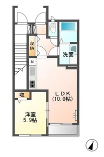 LA VITA【1階】の間取り