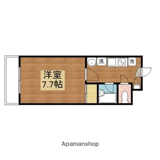 BONHEUR【307号室】の間取り