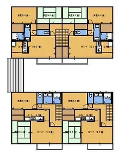 ヴィラさだいわ A【101号室号室】の間取り
