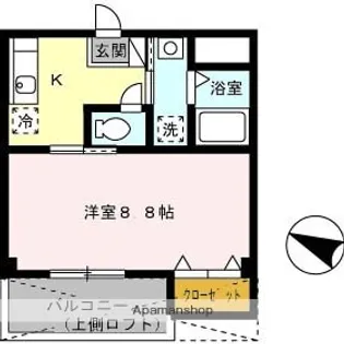 CREST OSHIKAWA【2階】の間取り