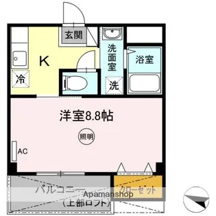 CREST OSHIKAWA【2階】の間取り