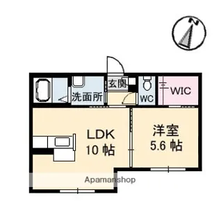 サンフェリスターズ【1階】の間取り