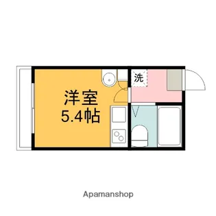 プレゼンス西条中央【201号室】の間取り