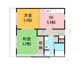 AXISⅠ【202号室】の間取り
