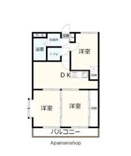 コンフォート【1階】の間取り