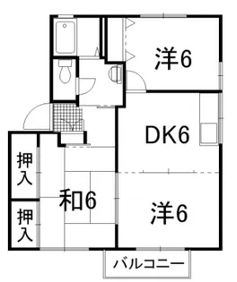 コンドウレジデンスD【102号室号室】の間取り