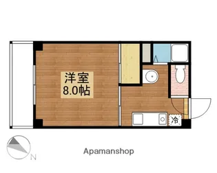 アルカディアⅠ【206号室】の間取り