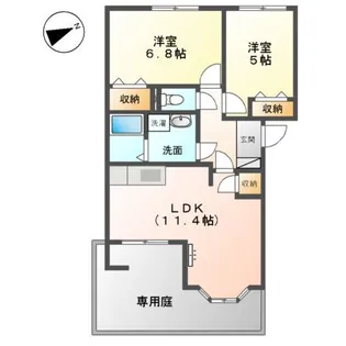 ドリーム【1階】の間取り