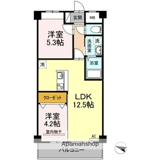 OTO寺家駅前【3階】の間取り