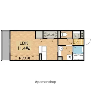 NERO【309号室】の間取り