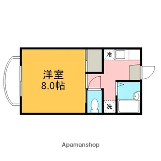 コーポオオカドⅡB【28号室】の間取り
