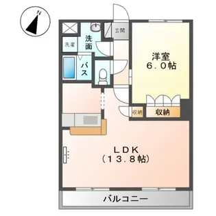 エーデルハイム【1階】の間取り