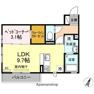 レオーネ18【303号室】の間取り