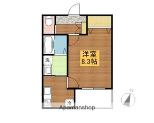 ピーエス西条【203号室】の間取り