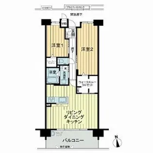 ヴェルディ西条ブールバール【15階】の間取り