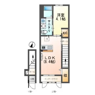 ファイン ヴィラⅦ【2階】の間取り