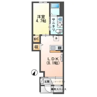 ファイン ヴィラⅦ【1階】の間取り