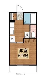 ピーエス大坪Ⅱ【203号室】の間取り