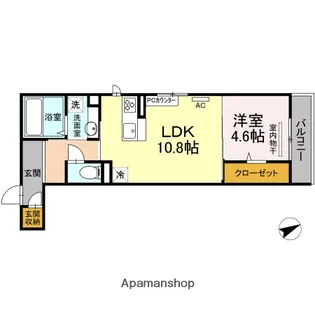 アネシス寺家A B A棟【3階】の間取り