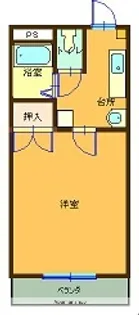 マンションリュウⅠ【301号室】の間取り