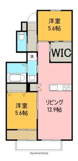 マロンガーデン【106号室】の間取り
