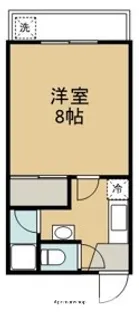 タウンハウスA棟【205号室】の間取り