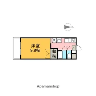 ニューグリーンM【106号室】の間取り