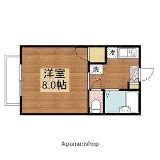 シャルマンドミール A棟【21号室】の間取り