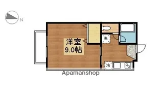 ホワイトパレスA【210号室】の間取り