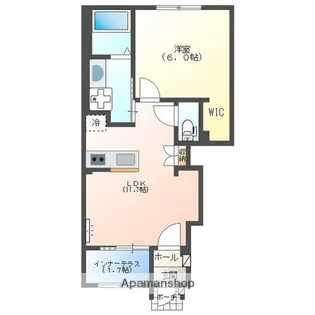 HALE ELUEKO【1階】の間取り