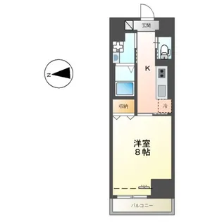 仮)西条駅前マンション【8階】の間取り