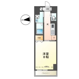 中央地所西条駅前ビル(【8階】の間取り