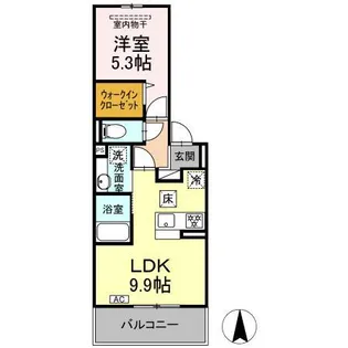 グレイスガーデンC【1階】の間取り