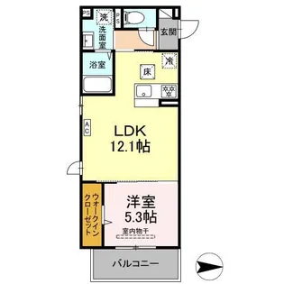 グレイスガーデンA【1階】の間取り
