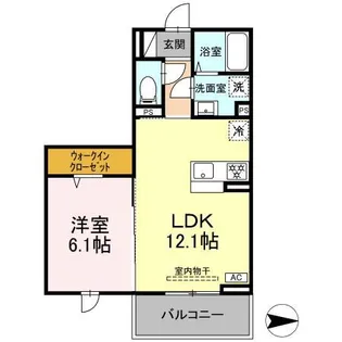 グレイスガーデンA【2階】の間取り