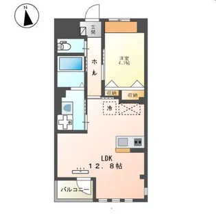 アリエス八本松【2階】の間取り