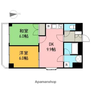 プレセランス・パスティーユ【308号室】の間取り