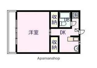 グランデB【202号室】の間取り