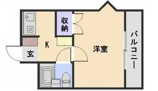 エステート9大州【103号室】の間取り