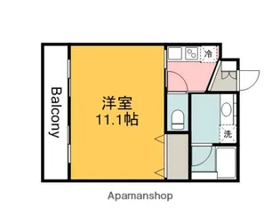 フリージアコート【6階】の間取り