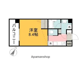 ドミトリー庚午弐番館【3階】の間取り