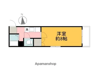スリーゼ白島【2階】の間取り