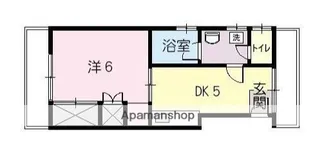 山口ビル【301号室】の間取り