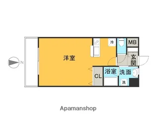 ミロワール舟入【5階】の間取り