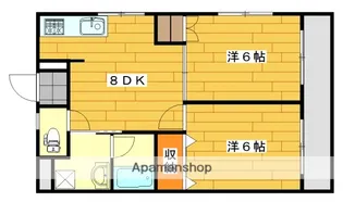 キャッスルもりした【2階】の間取り