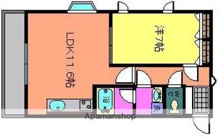 リビュレット大宮【3階】の間取り